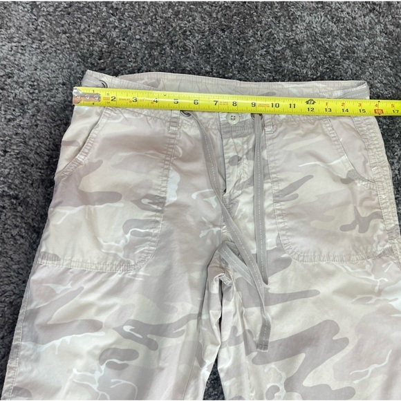 London Jean Victoria’s secret 100% cotton low mid rise tan camo pants women’s 4 - Picture 6 of 11